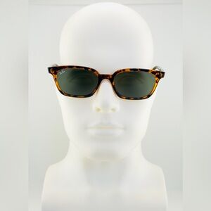 Ray-Ban Sunglasses RB4456 Zaya Bio Based Polished Havana Frame Gray Lens UNISEX!